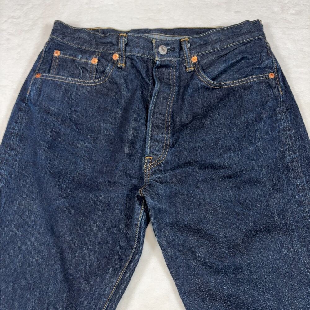 Sugar Cane 1966 Jeans W32 L34 Dark Wash Straight Leg - Picture 6 of 16